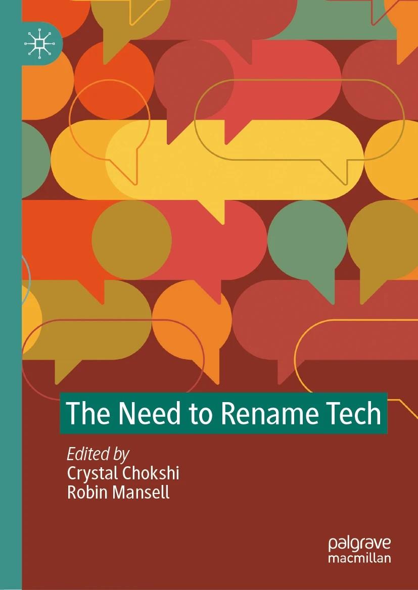 Book cover: The Need to Rename Tech