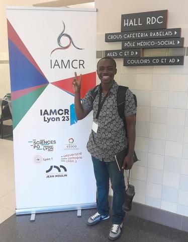 Emmanuel Essel at IAMCR 2023 in Lyon Emmanuel Essel at IAMCR 2023 in Lyon